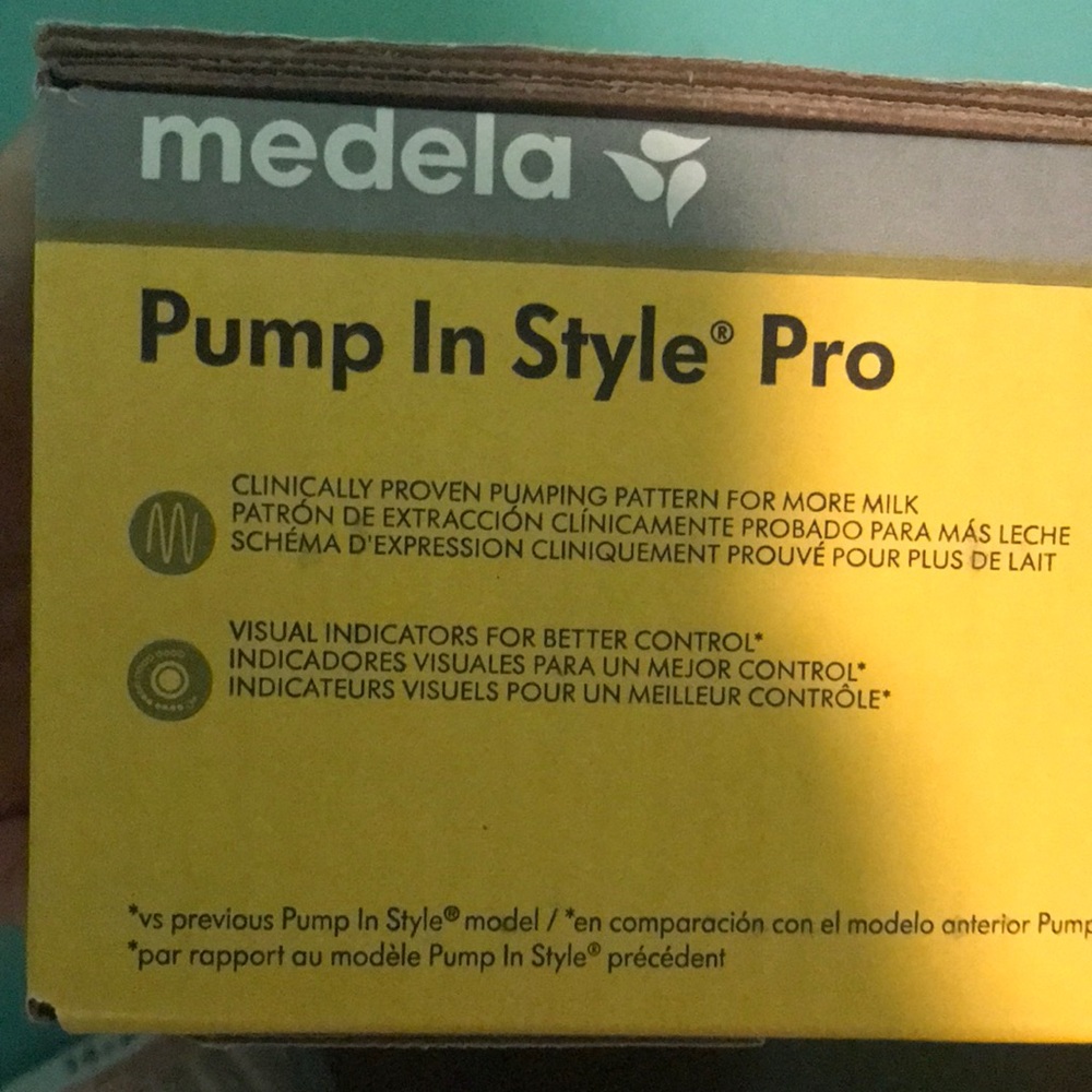 New Medela Pump In Style Pro Yellow Box - Picture 3 of 7